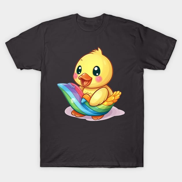 Pride Toy Duck Kawaii T-Shirt by Yamabushi's Kawaii Store